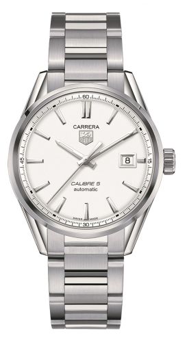 TAG Heuer Carrera Calibre 5 39 Stainless Steel / Silver / Bracelet
